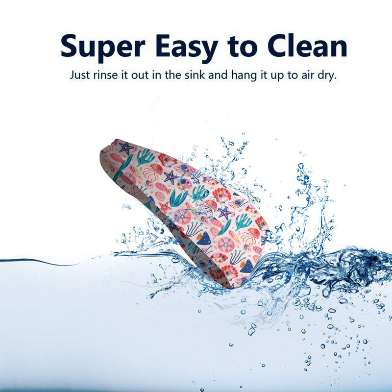 Mieli Starfish Sea Animals Sportinė galvos juosta, prakaituota plaukų juosta Dviratis Dviratis Bėgimas Dviratis Sportinė sauga moterims Vyrams