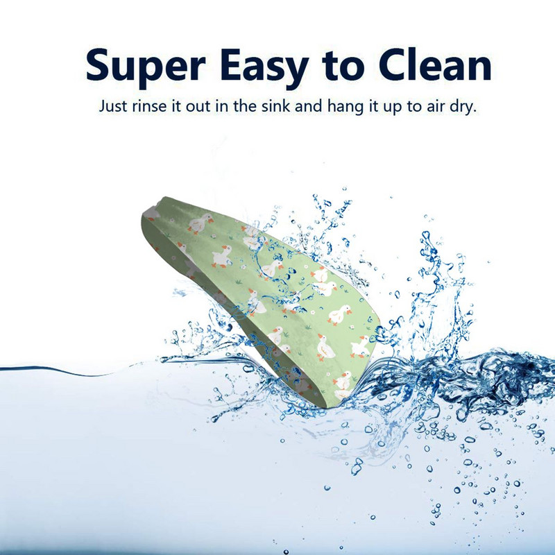 Animacinių filmų mielos anties ir vištienos prakaito juostelės plačios bėgiojančios prakaito galvos juostos, skirtos unisex galvos apvyniojimui, galvos prakaito tvarsčiai.