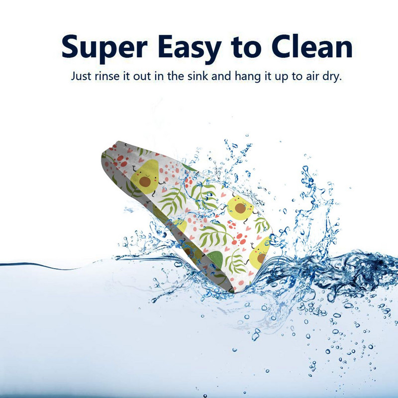 Happy Avocado Dviračių Prakaito juostelės Avokadų mylėtojas Minkštas prakaito galvos apdangalas Tenisas Fitnesas Plaukų Tvarsčiai Galvos apdangalai Plaukai Prakaito juosta