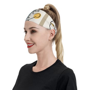 Σύγχρονο Σκανδιναβικό Στιλ Ανδρικό Sweatband Headband Stretch Yoga Running Sport Hair Band Matisse Headwrap Sports Safety