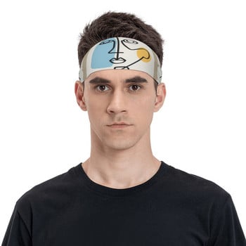 Σύγχρονο Σκανδιναβικό Στιλ Ανδρικό Sweatband Headband Stretch Yoga Running Sport Hair Band Matisse Headwrap Sports Safety