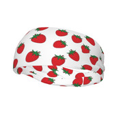 Maasika spordipeapael Pearät puuviljadest juuksepaelad Fitness Sport higipael Spordiohutus naistele