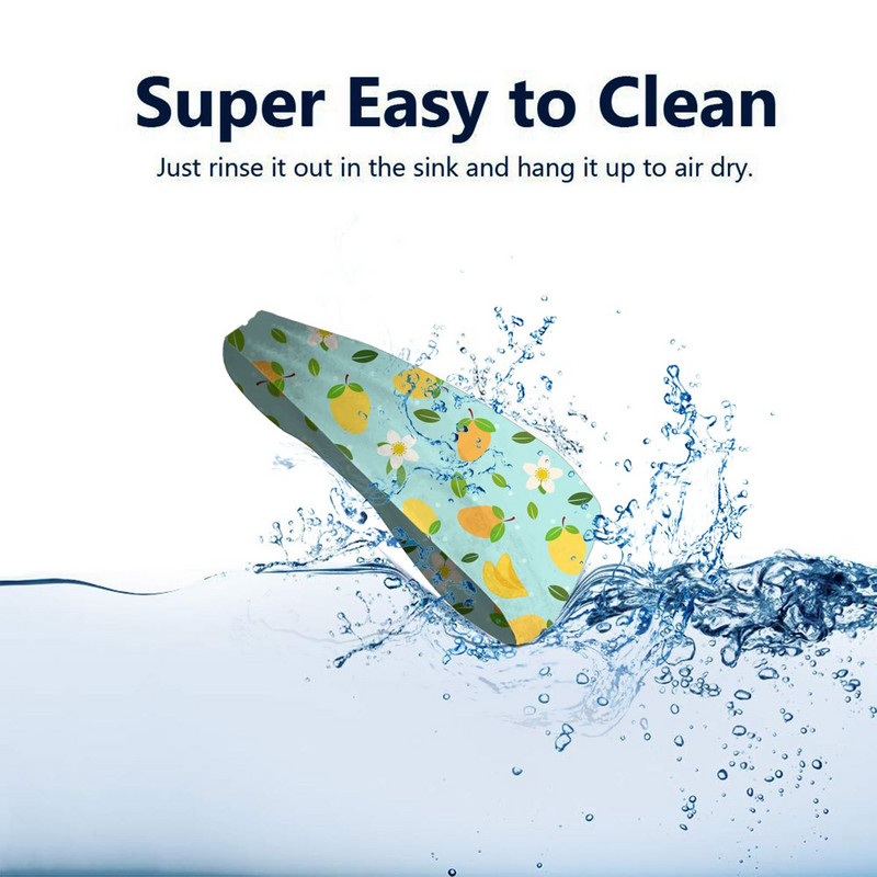 Mango gėlių prakaito galvos juosta Galvos skarelė miela vaisių rašto plaukų juosta Jog Basketball Bėgimo prakaito juosta Sportinė sauga moterims