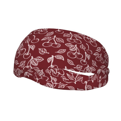 Cherry Sweat peapael Peamähis Fruit Juuksepael Treening Tennis Fitness Higipael Spordiohutus naistele Mehed