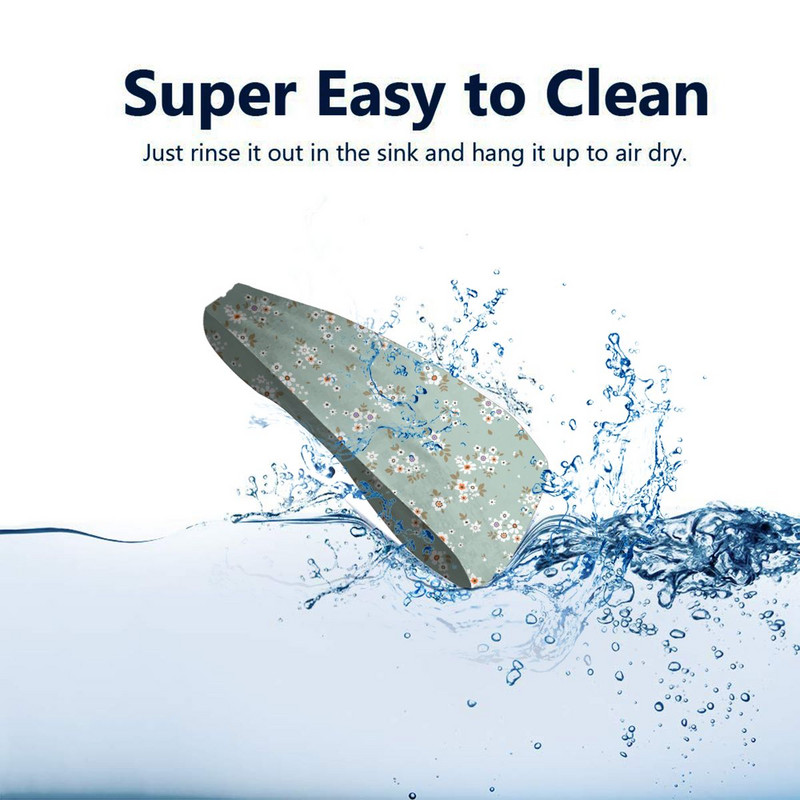 Πράσινο λουλούδι λουλουδάτο λουλουδάτο λουλούδι προπόνησης για Unisex Stretch Sweat Headband Gym Fitness Head Sweat Bandage Headwrap Ζώνες ιδρώτα για τα μαλλιά