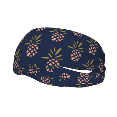 Ananasinės prakaito juostos Elastinės dviračių važinėjimo dviračiu prakaito galvos juostos Neslystančios mielos vaisinės galvos prakaito tvarsčiai Bėgiojimas Joga Prakaito prausimosi juostos