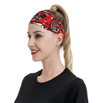 Car Culture Sweatband Еластична спортна безопасна пот лента за глава за унисекс противоплъзгащи се превръзки за изпотяване на главата Йога ленти за пот за коса