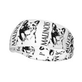 Malinua šuo Belgų aviganis Mechelaar Moterų prakaito juosta Prakaito galvos juosta elastinė dviračių joga plaukų juosta galvos prakaitas Sporto sauga