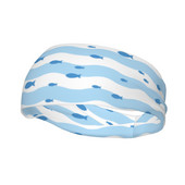 Swimming Fish Sweat Headband Headband Hair Band Workout Tennis Fitness Sweatband Αθλητική ασφάλεια για γυναίκες