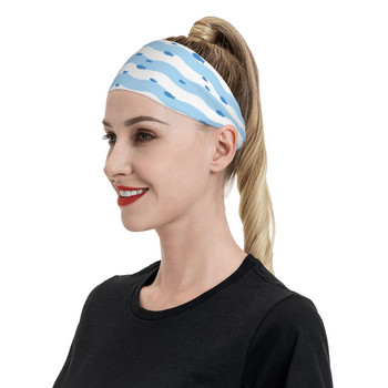Swimming Fish Sweat Headband Headband Hair Band Workout Tennis Fitness Sweatband Αθλητική ασφάλεια για γυναίκες