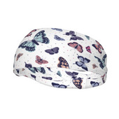 Drugelio raštas prakaito galvos juosta prakaito tvarsčiai Spalvingi drugeliai plaukų juosta Fitnesas Sportas Prakaito juostelė Sportinė sauga vyrams