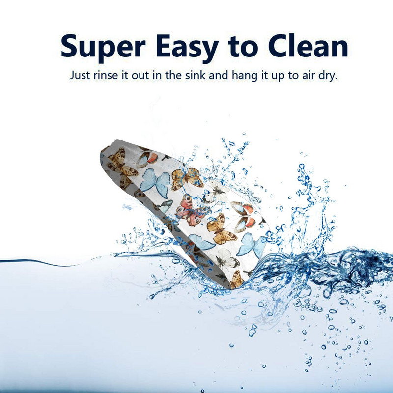 Peteliškės modelio dviračių prakaito juostos, skirtos Unisex spalvingiems drugeliams, prakaituojantis galvos apdangalas Plaukų tvarsčiai plaukams prakaito juosta