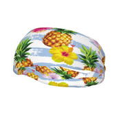 Pineapple Summer Fruits Prakaito juostelė, skirta Unisex Minkšta prakaito galvos juosta Bėgiojimas Joga Galvos Prakaito Tvarsčiai Galvos apdangalai Plaukai Prakaito juosta
