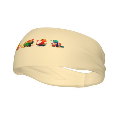 Mielas animacinis filmas Bokemon Moterys Vyriškas Prakaito juostelė Galvos juosta Elastinė Treniruotė Tenisas Fitnesas Plaukų juostelės Tvarsčiai