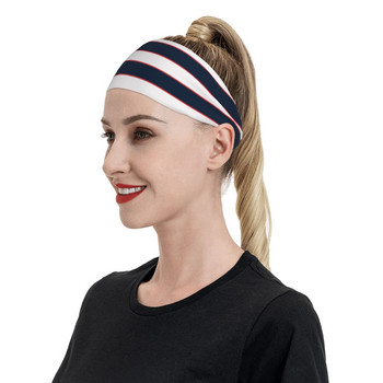 Stripe καρό Vintage Headband Sweat Bands Hair Band Fitness Sports Yoga Sweatband Sports Safety για άνδρες