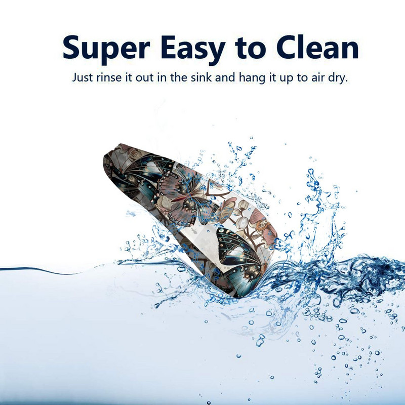 Butterfly Art Athletic Sweatband for Unisex Chinoiserie Sweat Headbands Tennis Gym Fitness Head Sweat Bandages Hair Sweat Sweat Bands