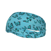 Πεταλούδες Sweatbands Stretch Running Sweat Headband Headwrap Cartoon Head Sweat Bandages Tennis Gym Fitness Hair Sweat Bands