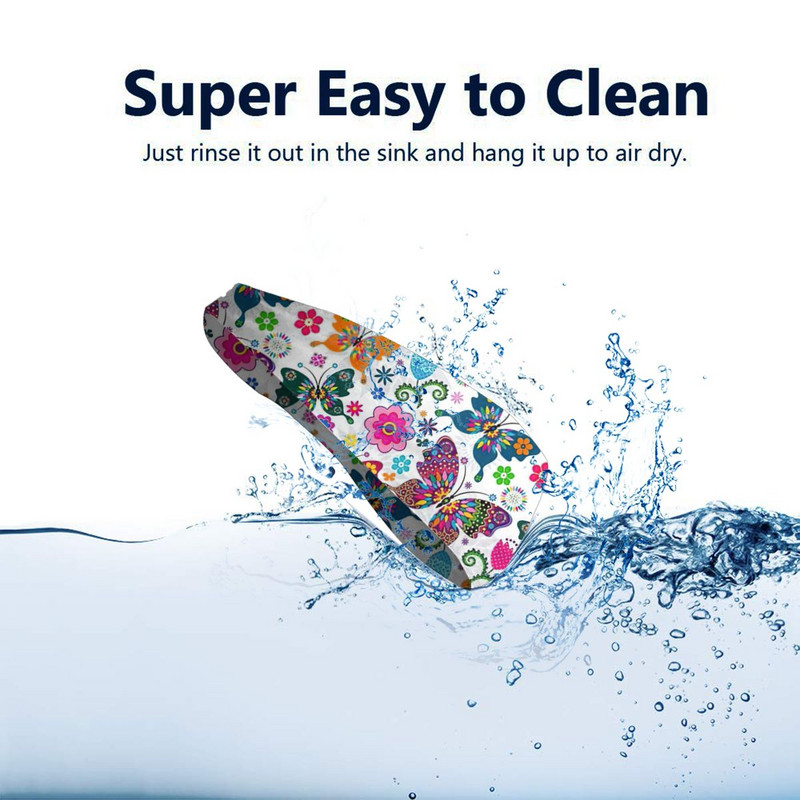 Γυναικεία μπάντα για τρέξιμο πεταλούδας για γυναίκες Άνδρες Stretch Sweat Headband Gym Fitness Yoga Hair Bandage Headwear Sweat Wash Bands