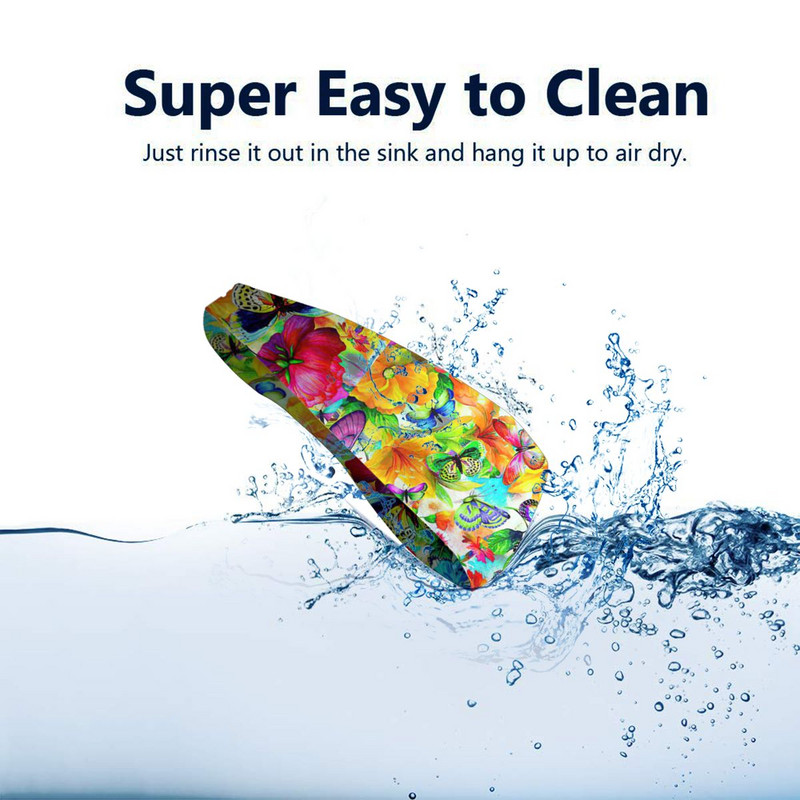 Pretty Butterfly sportinė galvos juosta galvos apdangalas su gėlėmis gėlėmis plaukams Treniruotės Tenisas Fitnesas Prakaito juosta Sportinė sauga moterims