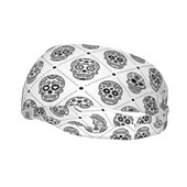 Sugar Skull Day Of The Dead Sweatband Bike Cycling Sweat Headband για γυναίκες Άνδρες Mexican Hair Bandage Tennis Gym Fitness Hairband