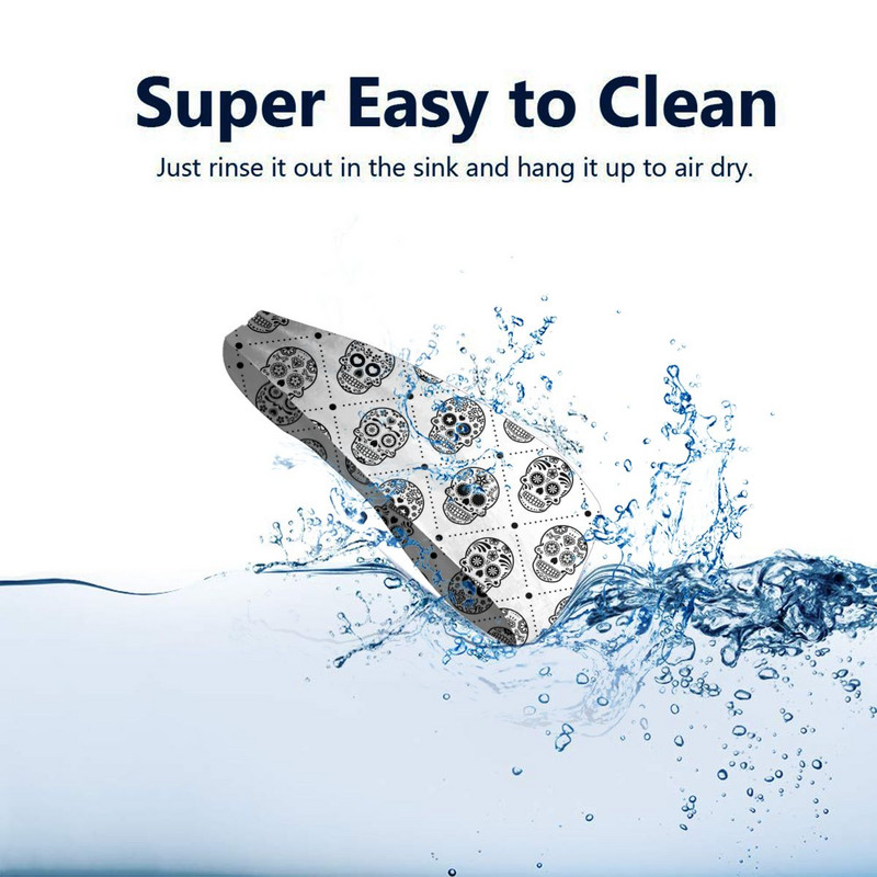 Sugar Skull Day Of The Dead Sweatband Bike Cycling Sweat Headband για γυναίκες Άνδρες Mexican Hair Bandage Tennis Gym Fitness Hairband