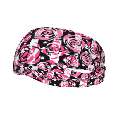 Tribal Ethnic Roses Grunge Sport Ohutus higipaelad Venivad higipeapaelad Jooga Võrkpall Pea Higisidemed Peakatted Juuksepael