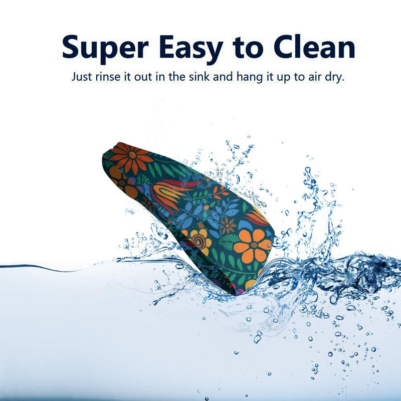 Dar viena gėlių senovinių gėlių galvos juosta Prakaito prausimosi juostelės 80S Retro plaukų juostos Joga Sportinė prakaito juosta Sportinė sauga moterims Vyrams