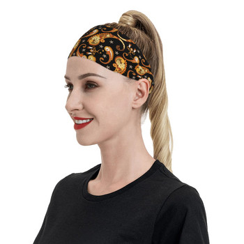 Paisley Sweatbands Stretch Workout Sweat Headbands για γυναίκες Ανδρικά Headwrap Head Sweat Bandages Gym Fitness Yoga Hair Turban