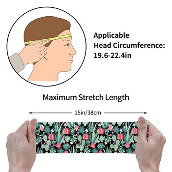 Cactus Sweatband Elastic Running Sweat Headband για γυναίκες Ανδρικά Αντιολισθητικά Cute Hair Bandages Gym Fitness Yoga Hair Turban