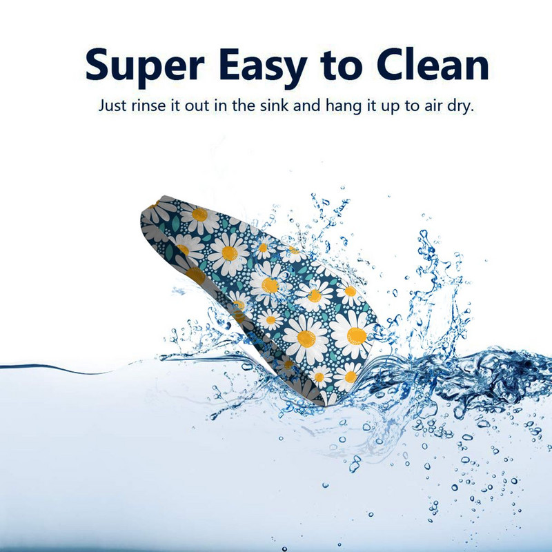 Daisy Flower Headband Headwear Ζάντα για τα μαλλιά Yoga Running Sweatband Αθλητική ασφάλεια για γυναίκες