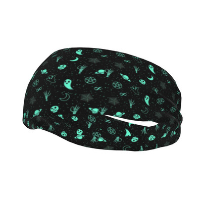 Alien Weird UFO Sweat Headband Headwrap Hairbands Cycling Yoga Sweatband Sports Safety for Men