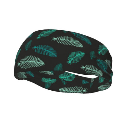 Feathers Sports Headband Banda de păr Jog Baschet Running Sweatband Sports Safety for Women