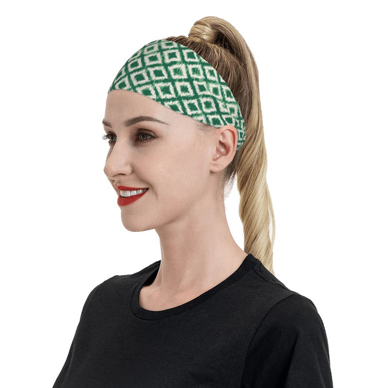 Ethnic Style Bohemia Women Sweatband Sports Headband Αντιολισθητικό ποδήλατο Ποδηλασία Τρέξιμο Hair Band Headwrap Sports Safety