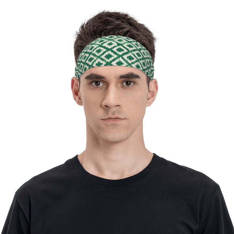 Ethnic Style Bohemia Women Sweatband Sports Headband Αντιολισθητικό ποδήλατο Ποδηλασία Τρέξιμο Hair Band Headwrap Sports Safety