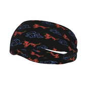 Cool Myth Dragon Sweatbands Μαλακές αθλητικές κορδέλες κεφαλής εξωτερικού χώρου για γυναίκες Ανδρικές κεφαλές Επιδέσμους μαλλιών Γυμναστική Fitness Γιόγκα Hairband