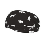 Cute Bear Animal Sweatband Stretch Bike Cycling Sweat Headbands for Unisex Headwrap Hair Bandages Jogging Yoga Sweat Wash Band