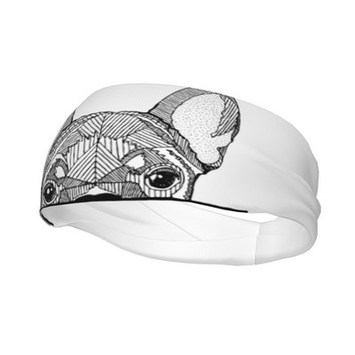 Γαλλικό μπουλντόγκ για κουτάβια ιδρώτα ιδρώτα για προπόνηση για Unisex Επιδέσμους ιδρώτα κεφαλής σκύλου Ζώνες ιδρώτα για μαλλιά γιόγκα