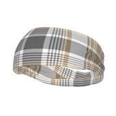 Bandă pentru cap în carouri, auriu, platină, basm, bandă de păr, ciclism, yoga, sport, bandă de transpirație, siguranța sportivă pentru bărbați