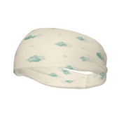 Debesys Sportinė galvos juosta Prakaito plovimo juostelės Plaukų juosta Fitnesas Sportinė Joga Prakaito juostelė Sportinė sauga moterims Vyrams