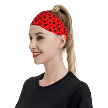 Ladybug Ladybird Insect Lover Running Sweatband за жени Мъже Потни ленти за глава Фитнес зала Фитнес Йога Превръзки за коса Противоплъзгаща се лента за коса