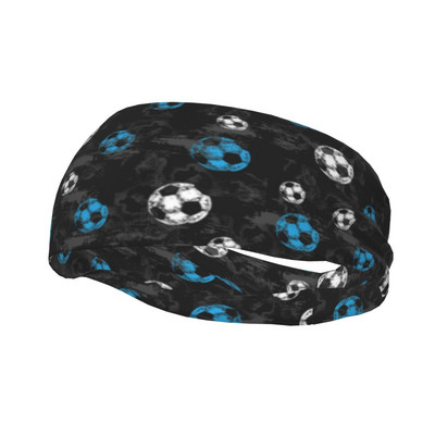 Futbolo sporto mėgėjų prakaito juostelė, skirta unisex, minkšta, prakaituota galvos juosta, sporto salė, kūno rengybos galva, prakaito tvarstis galvos apdangalai plaukams turbanas