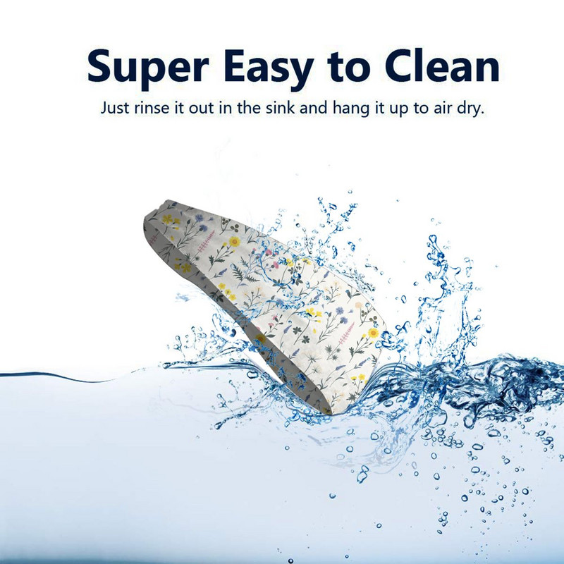 Wildflowers Gėlių Prakaito Juostos Sportinės Saugios Prakaito Galvos juostos Unisex Neslystančios Plaukų Tvarsčiai Teniso Gym Fitness Plaukų Turbanas