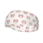 Bufniță Animal Păsări Sport Bandă pentru cap Batică pentru păr Yoga Baschet Alergare Sport Bandă pentru transpirație Siguranță sportivă pentru femei bărbați