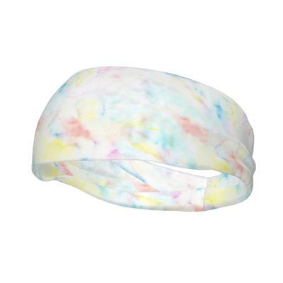 Akvarelė Spalvinga sportinė galvos juosta Galvos skara Plaukų juostos Dviračių Joga Prakaito juostelė Sportinė sauga vyrams
