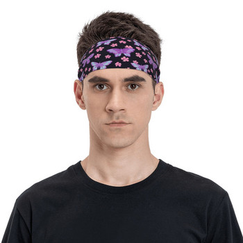 Butterfly Ανδρικά Sweatband Sweat Headband Αντιολισθητική προπόνηση Tennis Fitness Hair Band Headband
