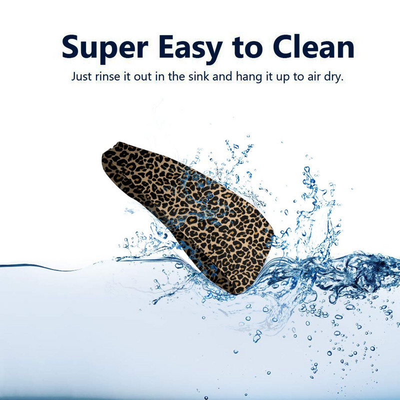 „Leopard“ lauko sportinės prakaito juostos, skirtos „Unisex Tiger Tattoo“ laukinių gyvūnų prakaito galvos juostos Jogos plaukų tvarsčiai galvos apvyniojami plaukams prakaito juosta