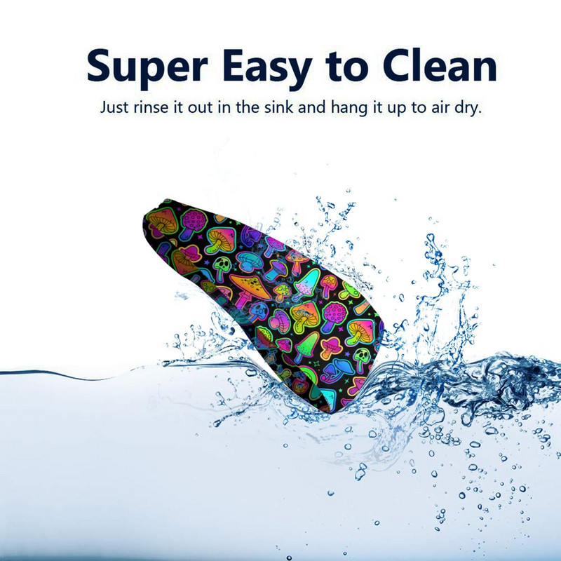 Grybai Prakaito juostelė Stretch Lauke Sportinė Prakaito Galvos juosta Neslysta Psichodeliniai Galvos Prakaito Tvarsčiai Bėgiojimas Joga Plaukai Prakaito juosta