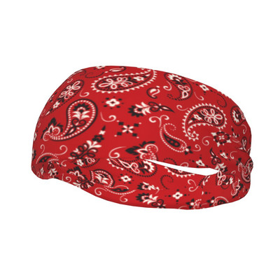 Paisley Outdoor Sport sviedru lentes Unisex Mīksta sviedru galvas saite Sporta zāle Fitness Matu pārsējs Galvassegas Matu sviedru lente