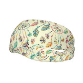 „Boho Dream Catcher Print“ sportinė galvos juosta, prakaituota „Bohemian Hair Band“ dviračių sportinė joga, sportinė juostelė Sportinė sauga moterims, vyrams