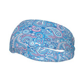 Mėlynos Foral Sport Apsauginės Prakaito Juostos Unisex Bohemian Boho Elastinės Prakaito galvos juostos Fitness Galvos Prakaito Tvarsčiai Plaukai Prakaito juostos